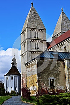 Medieval church in Jak, Hungary