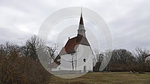 Medieval Church of Kraklingbo on Gotland in Sweden