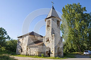 Medieval Church of the Nativity of the Blessed Virgin Mary. Porkhov. Pskov region, Russia