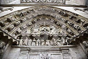 Medieval church portico