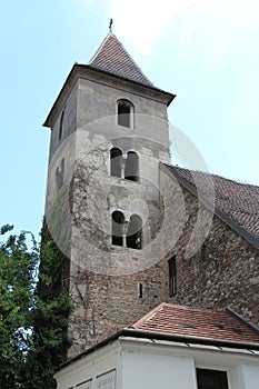 medieval church (ruprechtskirche) in vienna - austria