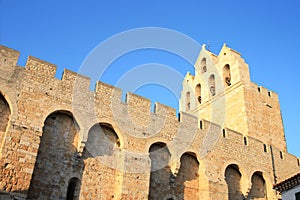 Medieval church of Saintes Maries de la Mer