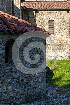 Medieval church of SS. Pietro e Paolo at Agliate, Brianza, Italy