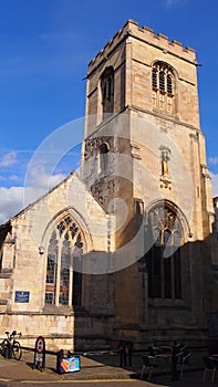 The medieval church of St Saviour in York, Northern England, which now hosts the museum DIG