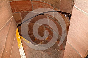 Medieval circular stairs