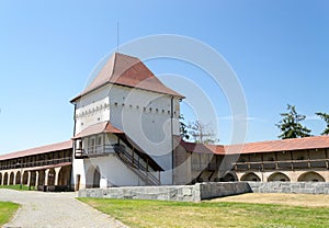 Medieval citadel fortified walls