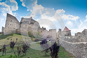 Medieval Citadel Rupea, Brasov landmark, Transylvania, Romania