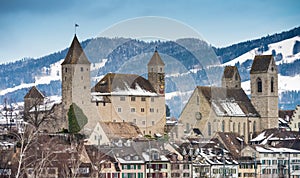 Medieval city (Altstatd) of Rapperswil, Switzerland