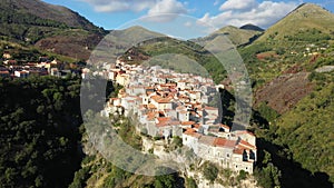 The medieval city center of Peschici on its steep cliff