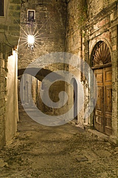 Medieval city of in Greece