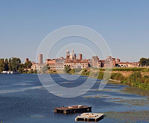 Medieval city of Mantova, Italy