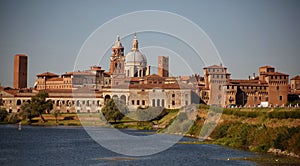 Medieval city of Mantova, Italy photo