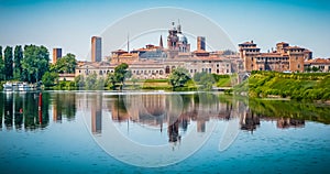 Medieval city of Mantua in Lombardy, Italy