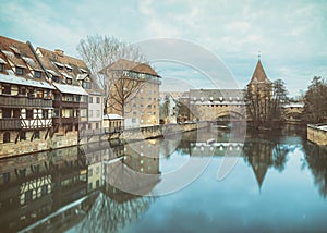 Medieval city Nuremberg, Germany