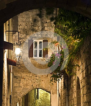 Medieval city of Rhodes in Greece