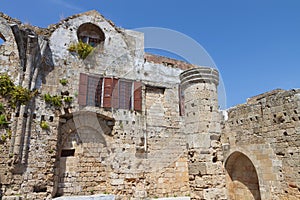 Medieval city of Rhodes island, Greece