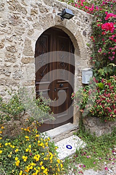 Medieval city of Rhodes island, Greece