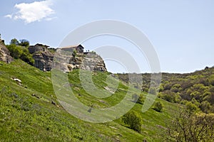 Chufut-Kale, spelaean city - fortress photo