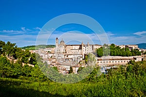 Medieval city Urbino in Italy