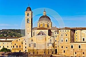 Medieval city Urbino in Italy