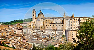 Medieval city Urbino in Italy