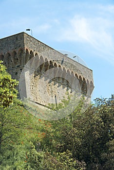 Medieval city wall Volterra, Tuscany