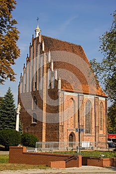 The Medieval Collegiate church of Virgin Mary. Poznan. Poland photo