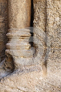 Medieval column base
