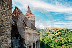 Medieval Corvin Castle Hunyad Castle in Hunedoara, Romania