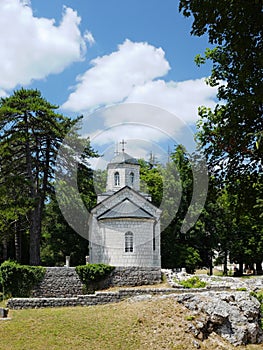 Court Church In Cetinje, Montenegro photo