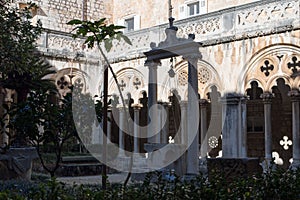 Medieval courtyard