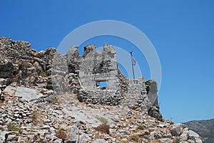 Medieval Crusader castle, Tilos