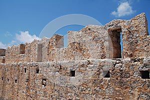 Medieval Crusader Knights castle on Halki