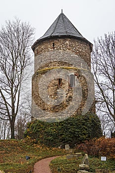 Medieval defence tower in Mainz