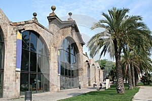 Medieval dockyard in Barcelona