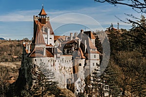 Medieval Dracula Bran Castle in Brasov