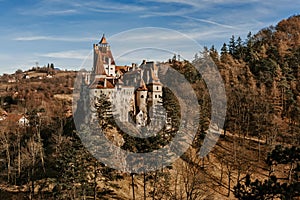 Medieval Dracula Bran Castle in Transylvania