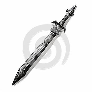 Medieval Era Dagger: Beautiful Fantasy Blade Concept Art