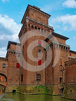 Medieval Estense Castle Ferrara Itay