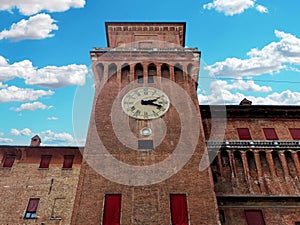 Medieval Estense Castle Ferrara Itay