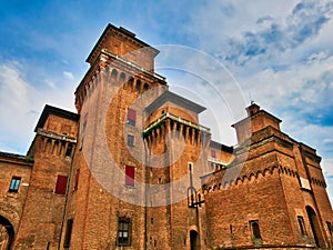 Medieval Estense Castle Ferrara Itay