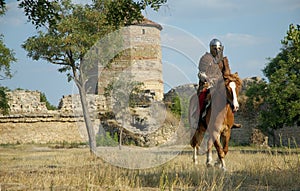 Medievale cavaliere castello 
