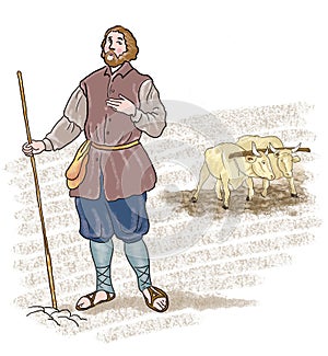 Medieval farmer