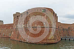 Medieval fort in Livorno, Italy