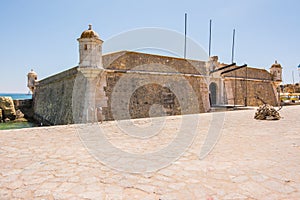 Medieval Forte de Bandeira in Lagos Portugal photo