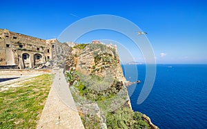 Medieval fortifications in Terra Murata, Procida, Italy photo