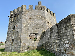 Medieval fortified city Smederevo fortress or Smederevo`s 15th century fortress / Smederevska tvrÄ‘ava ili Smederevska utvrda