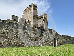 Medieval fortified city Smederevo fortress or Smederevo`s 15th century fortress / Smederevska tvrÄ‘ava ili Smederevska utvrda