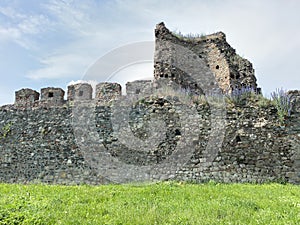 Medieval fortified city Smederevo fortress or Smederevo`s 15th century fortress / Smederevska tvrÄ‘ava ili Smederevska utvrda