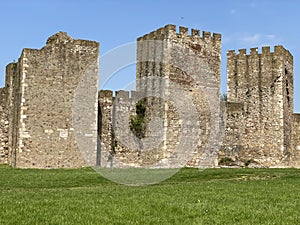 Medieval fortified city Smederevo fortress or Smederevo`s 15th century fortress / Smederevska tvrÄ‘ava ili Smederevska utvrda